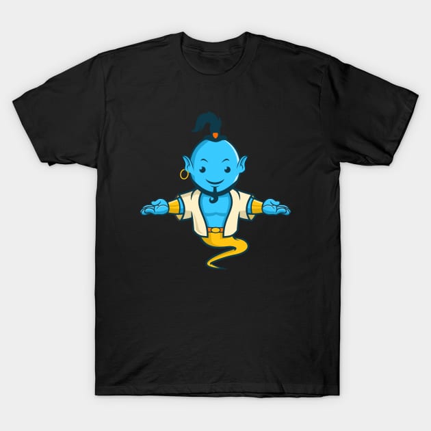 Happy Ghost Genie T-Shirt by michony